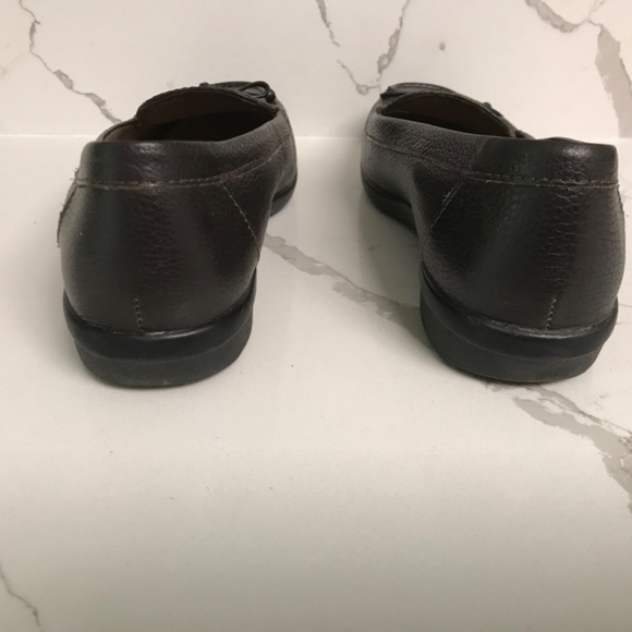 Clarks Soft Cushion Loafers Dark Brown US 6.5 - Picture 8 of 9